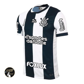 Camisa Corinthians Third 24/25 - Preta e Branca #Garro8