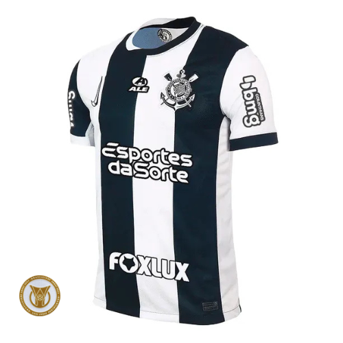 Camisa Corinthians Third 24/25 - Preta e Branca #Garro8