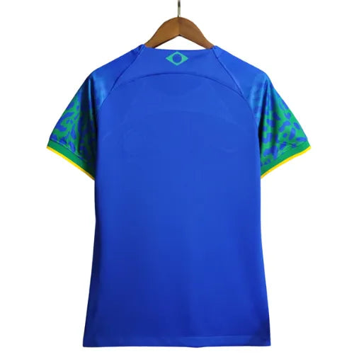Camisa Brasil Away 2022 Feminina - Azul