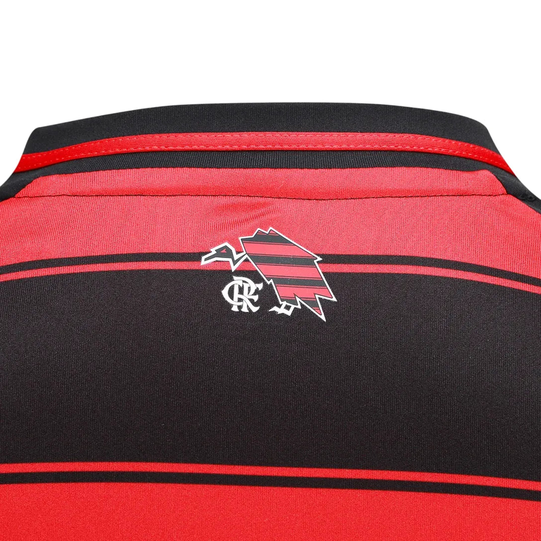 Camisa CRF Home 25/26 Manga Longa - Preto e Vermelho
