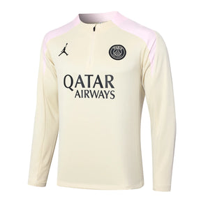 Conjunto Agasalho Treino PSG 24/25 - Branco