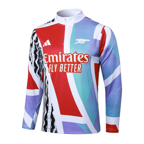 Conjunto Agasalho Treino Arsenal 24/25 - Vermelho e Azul