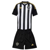Conjunto Infantil Atlético Mineiro I 25/26 - Preta e Branca