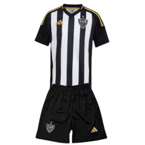 Conjunto Infantil Atlético Mineiro I 25/26 - Preta e Branca