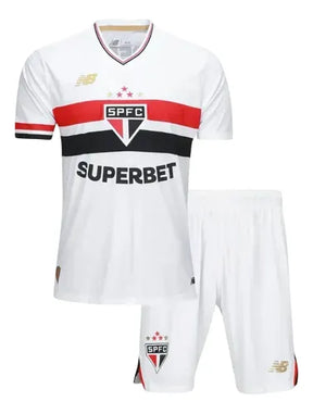 Conjunto Infantil Tricolor I 25/26 - Branco