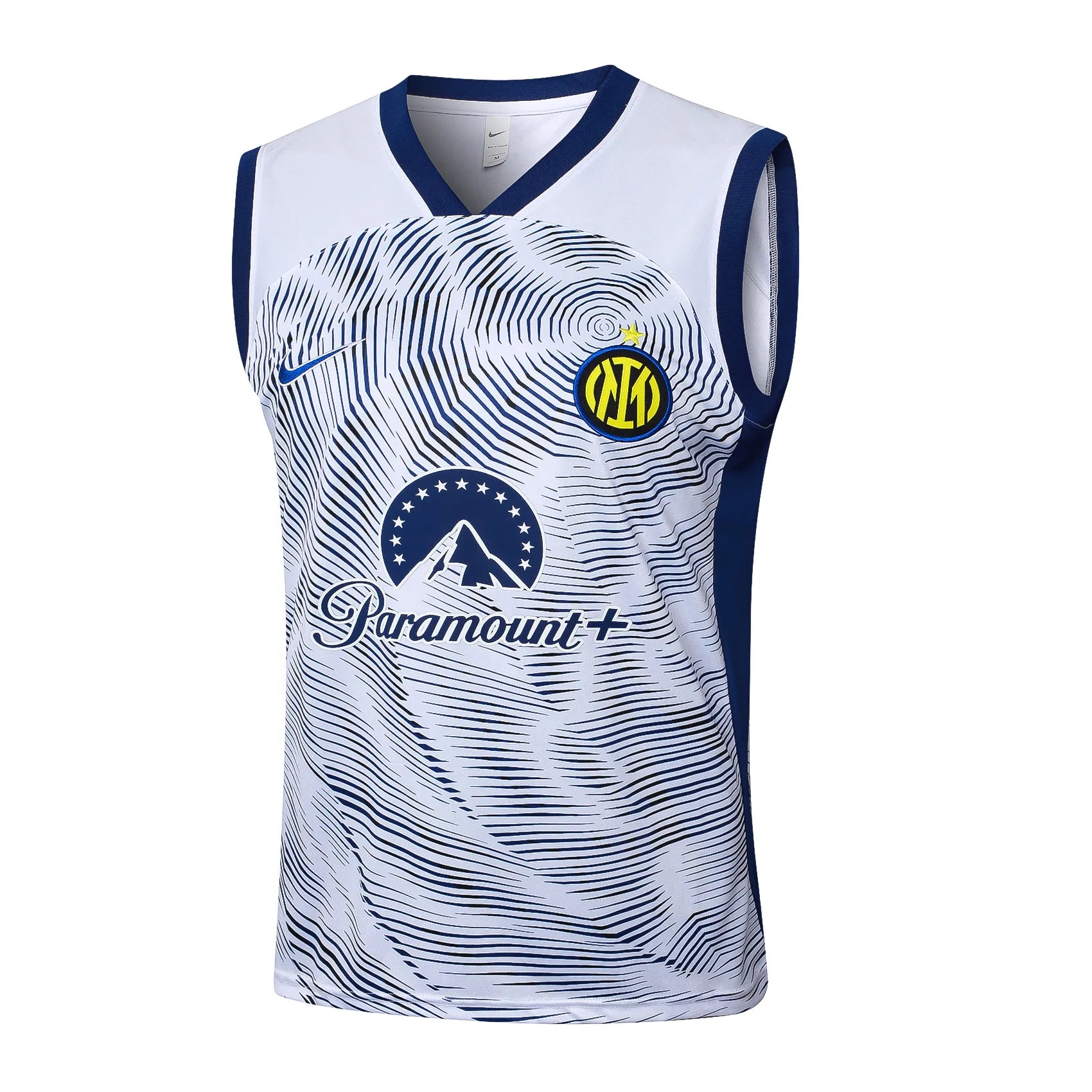 Conjunto Inter de Milão Treino Regata 24/25 - Branco