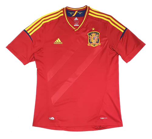 Camisa Espanha Home 2012 Retrô - Vermelha