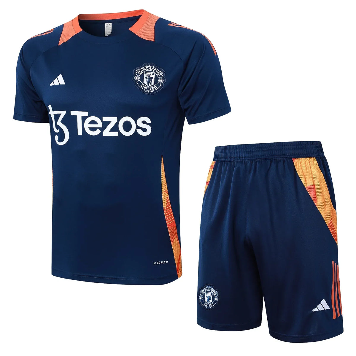 Conjunto Manchester United Treino 24/25 - Azul Escuro