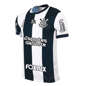 Camisa Corinthians Third 24/25 - Preta e Branca #Memphis10