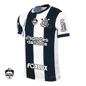 Camisa Corinthians Third 24/25 - Preta e Branca #Memphis10