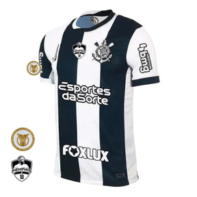 Camisa Corinthians Third 24/25 - Preta e Branca #Memphis10