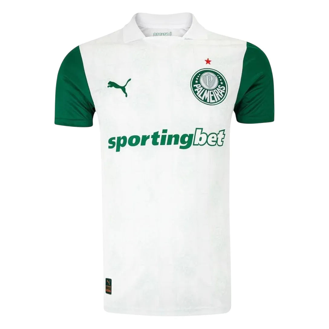 Camisa Palmeiras Away 25/26 Jogador - Branca #VitorRoque9