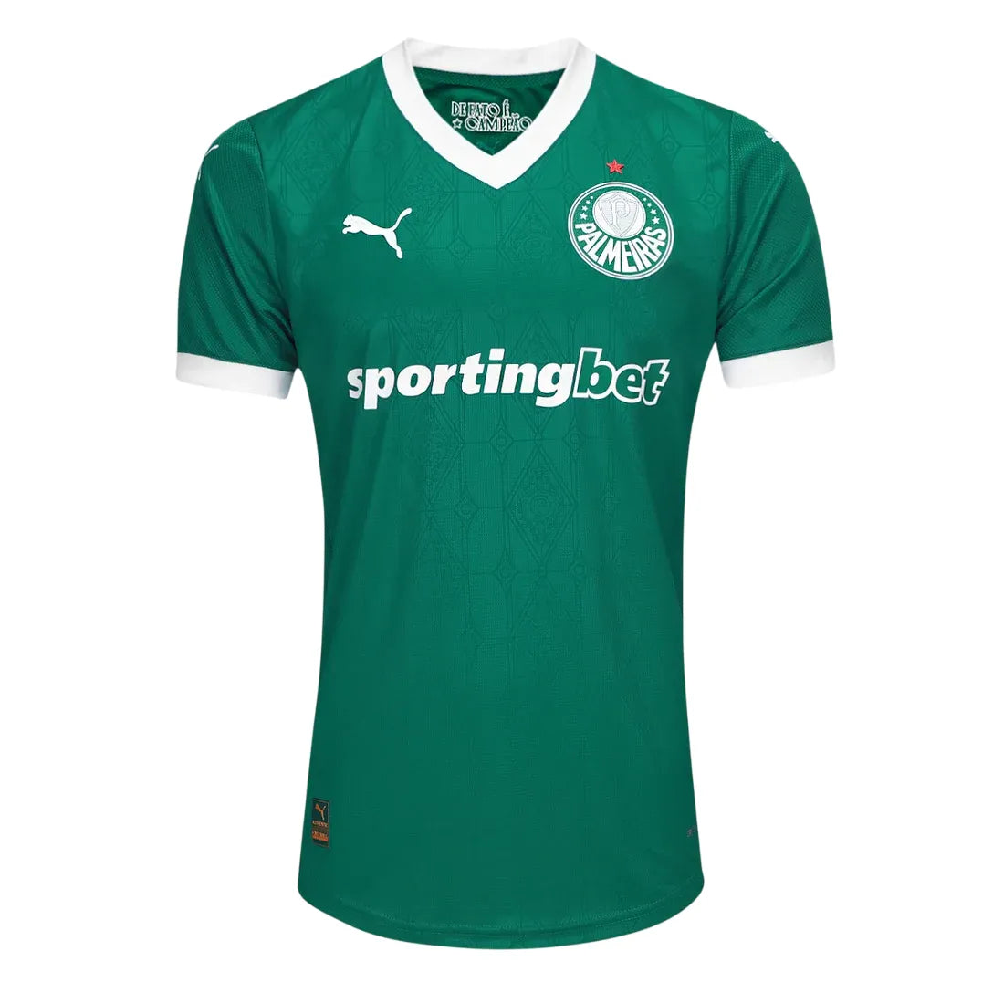 Camisa Palmeiras Home 25/26 Jogador - Verde #Estêvão41