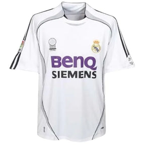 Camisa Real Madrid Home 06/07 Retrô - Branca