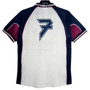 Camisa West Ham 1999 Retrô Iron Maiden - Branca